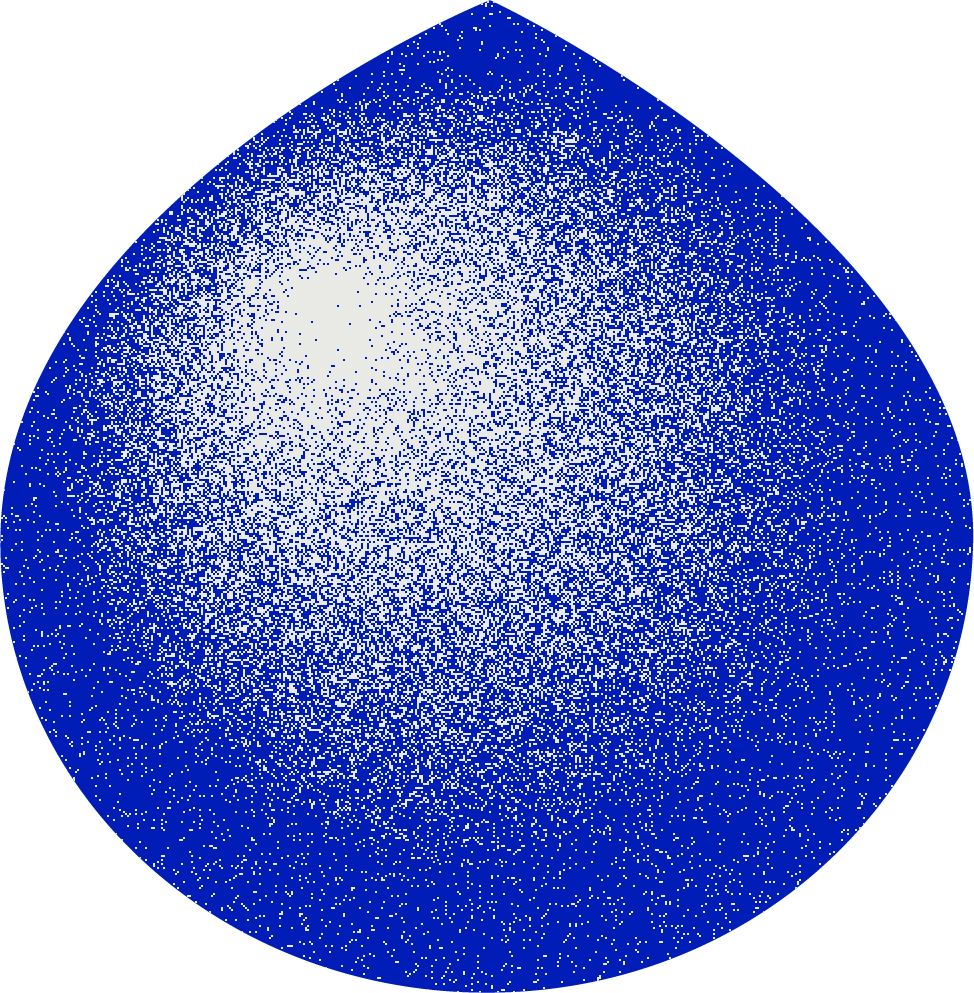 blue droplet grain texture